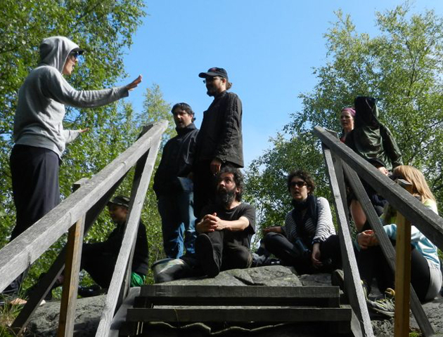 Voice at Hanhikivi rock. Photo by Liisa Louhela.
